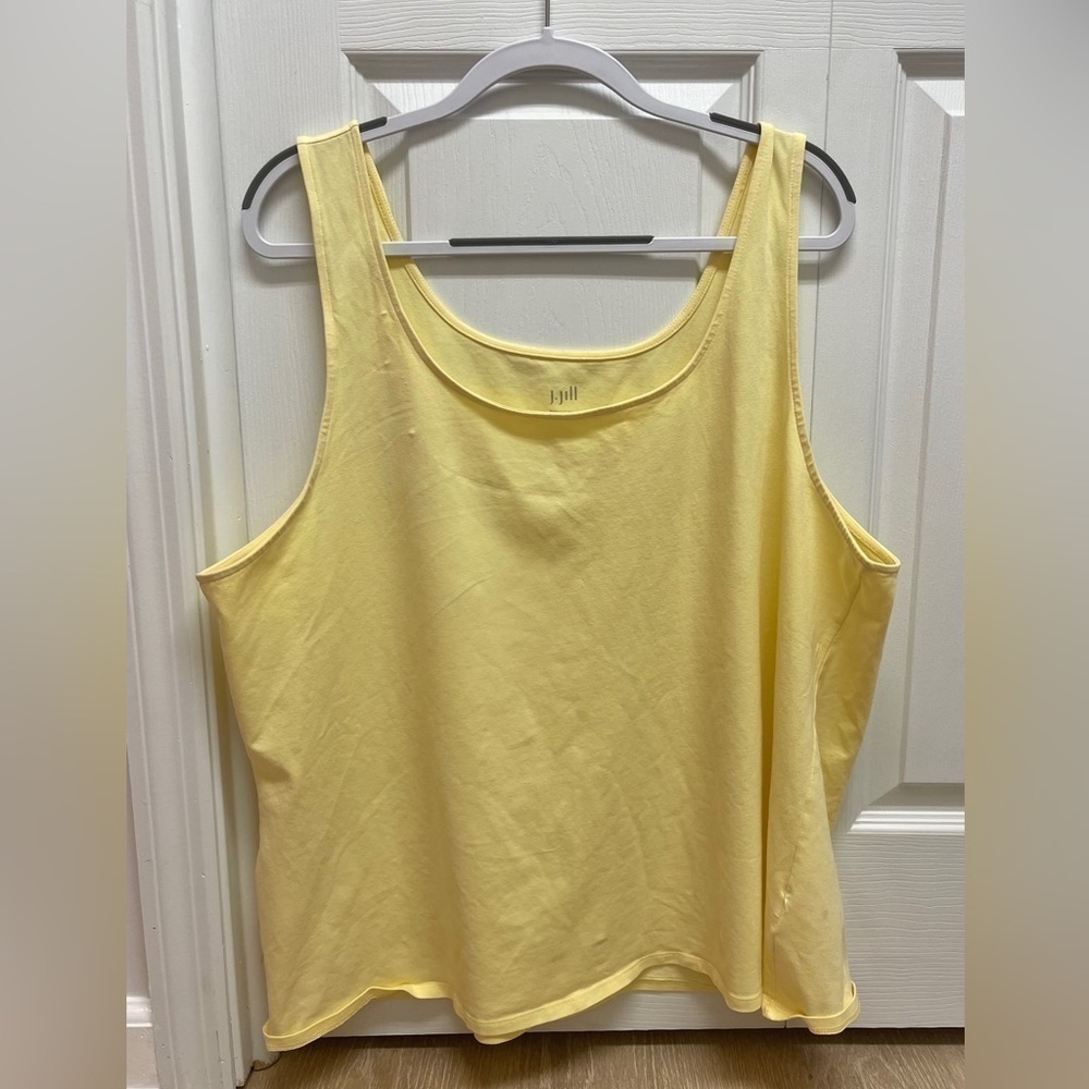 J.‎ Jill Women’s Yellow Perfect Tank Top in Size 4X - Picture 4 of 11